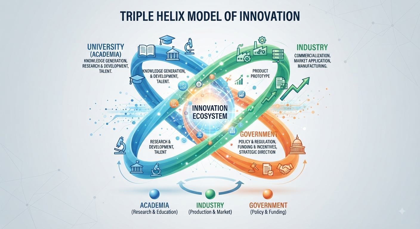 Bridging the Gap: How Pakistan Can Harness the Triple Helix Model of Innovation